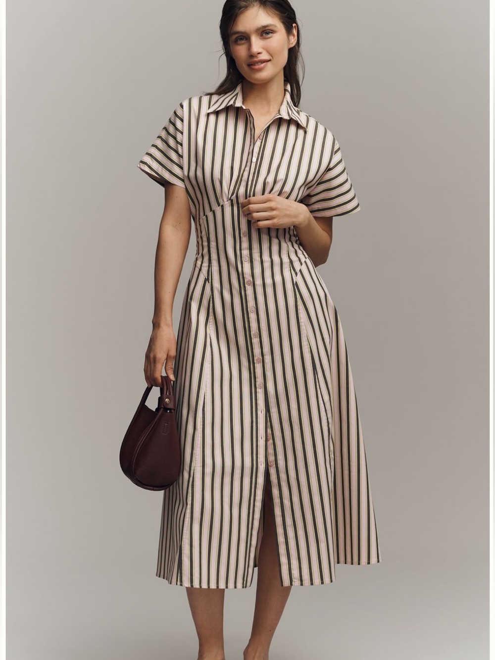 Anthropologie Exquise Stripe Dress